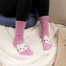 Fuzzy Animal Socks - 6 Pairs Assortments