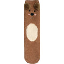 Animal Non-Slip Fuzzy Crew  Socks