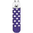 Animal Non-Slip Fuzzy Crew  Socks