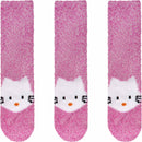 Fuzzy Animal Non-Slip Fuzzy Crew Socks