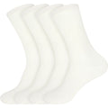 Women's Extra Thick Rayon from Bamboo Fiber Mid-Calf Socks - 4 Pair