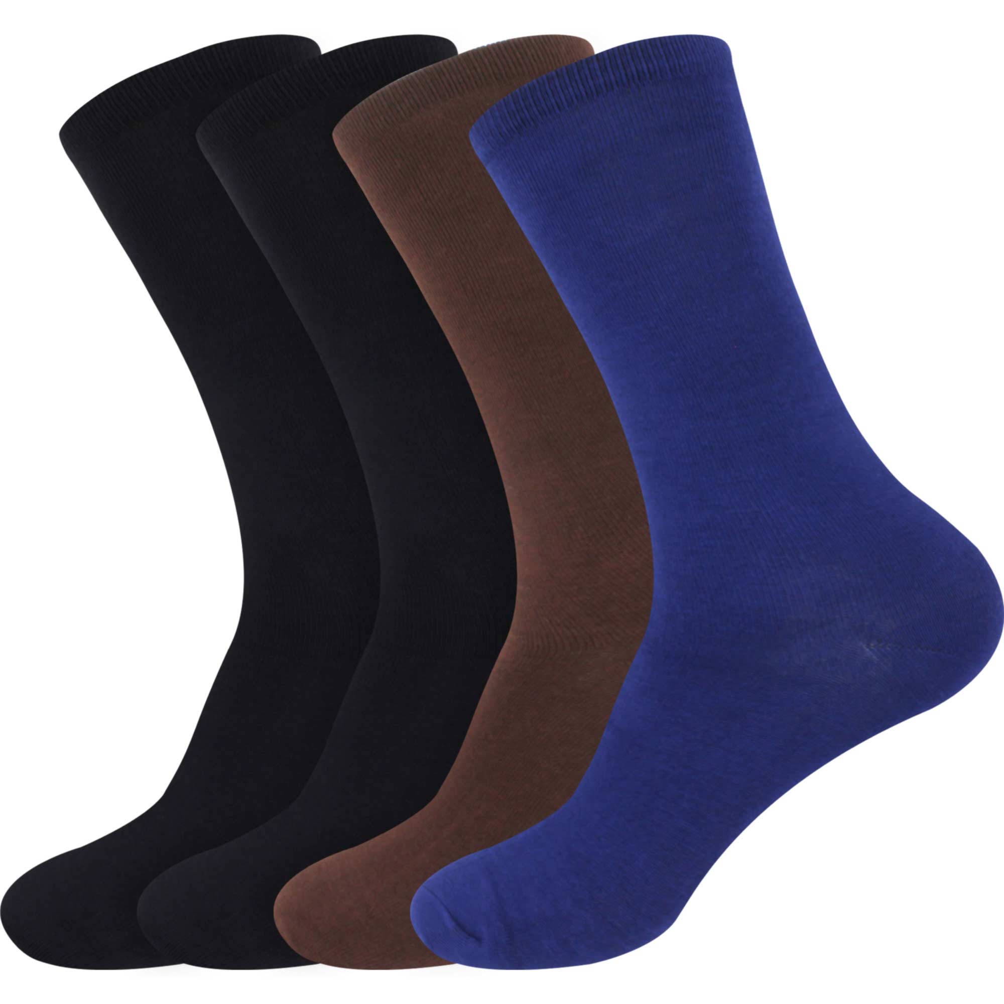 Men's Bamboo Mid-Calf Socks: 4 Pairs