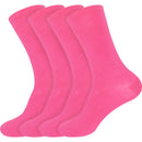 Women's Bamboo Mid-Calf Socks: 4 Pairs