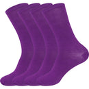 Women's Bamboo Mid-Calf Socks: 4 Pairs