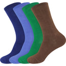 Women's Bamboo Mid-Calf Socks: 4 Pairs