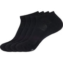Unisex Bamboo Sports Ankle Socks: 4 Pairs