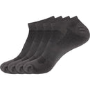 Men's Bamboo Athletic Ankle Socks: 4 Pairs