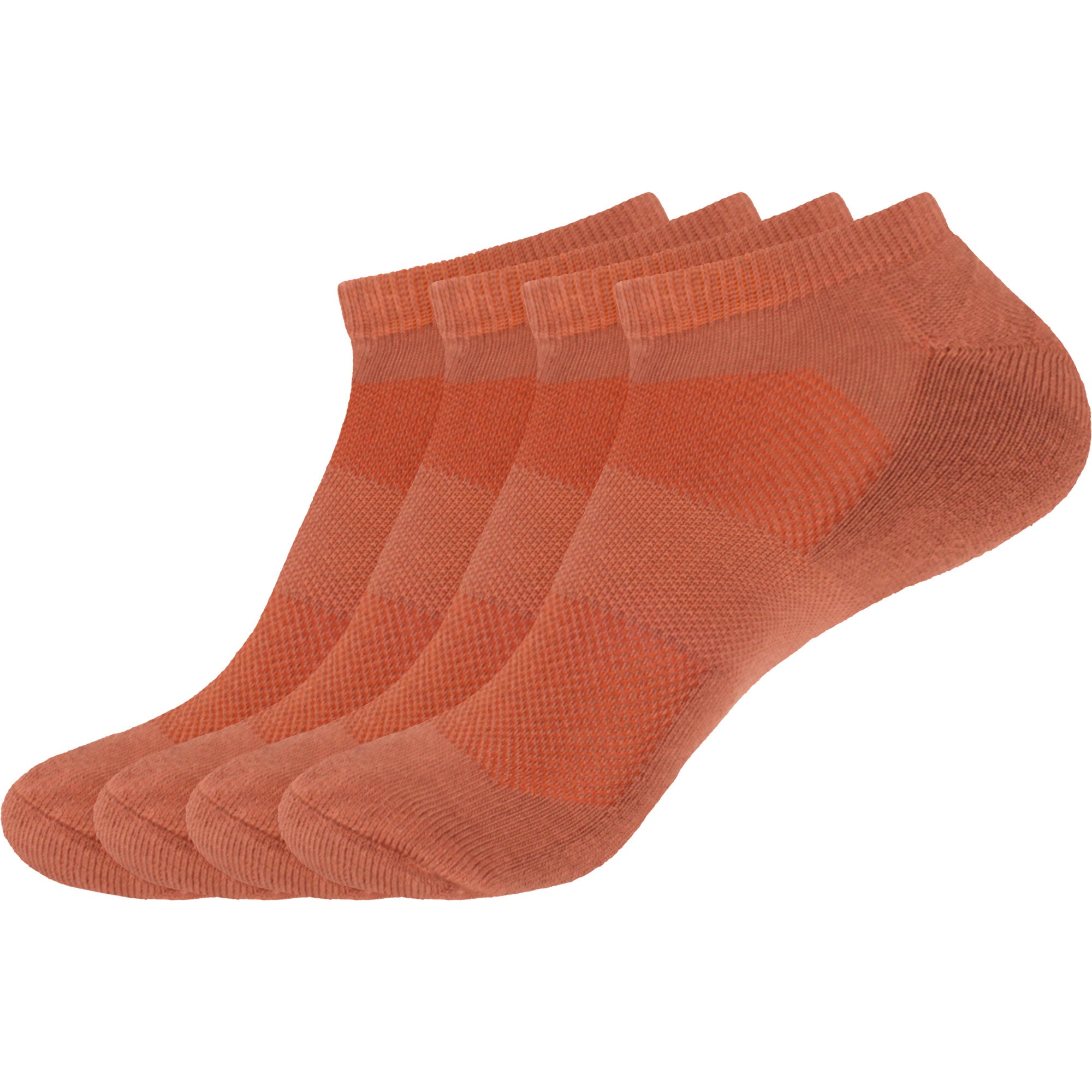 Men's Bamboo Athletic Ankle Socks: 4 Pairs
