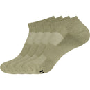 Unisex Bamboo Sports Ankle Socks: 4 Pairs
