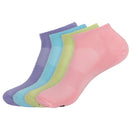 Unisex Bamboo Sports Ankle Socks: 4 Pairs