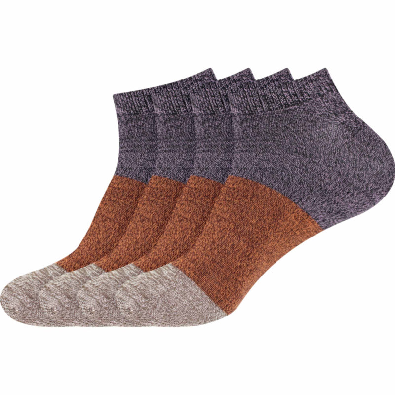 Men's Rayon from Bamboo Fiber Stripe Style Sports Superior Wicking Athletic Casual Ankle Socks