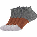 Women's Rayon from Bamboo Fiber Stripe Style Sports Superior Wicking Athletic Casual Ankle Socks
