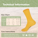 Unisex Bamboo Rayon Wool Blend Athletic Crew Socks