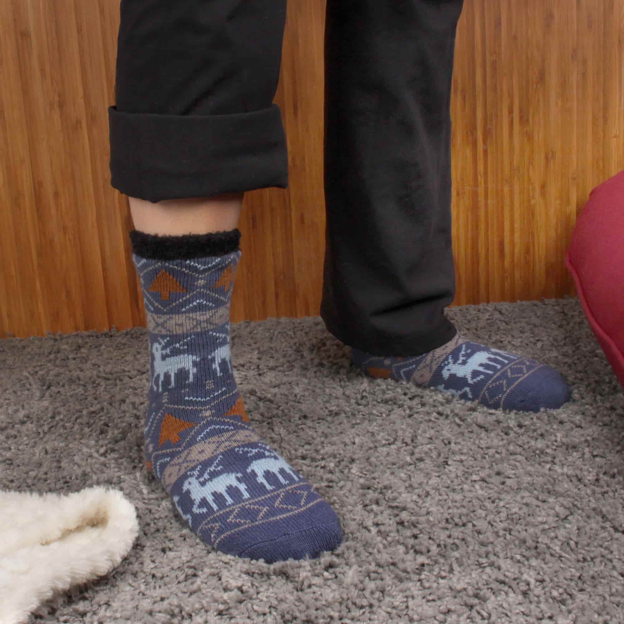 Men's Cabin Double Layer Home Socks