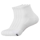 Unisex Quarter Bamboo Athletic Socks: 4 Pairs