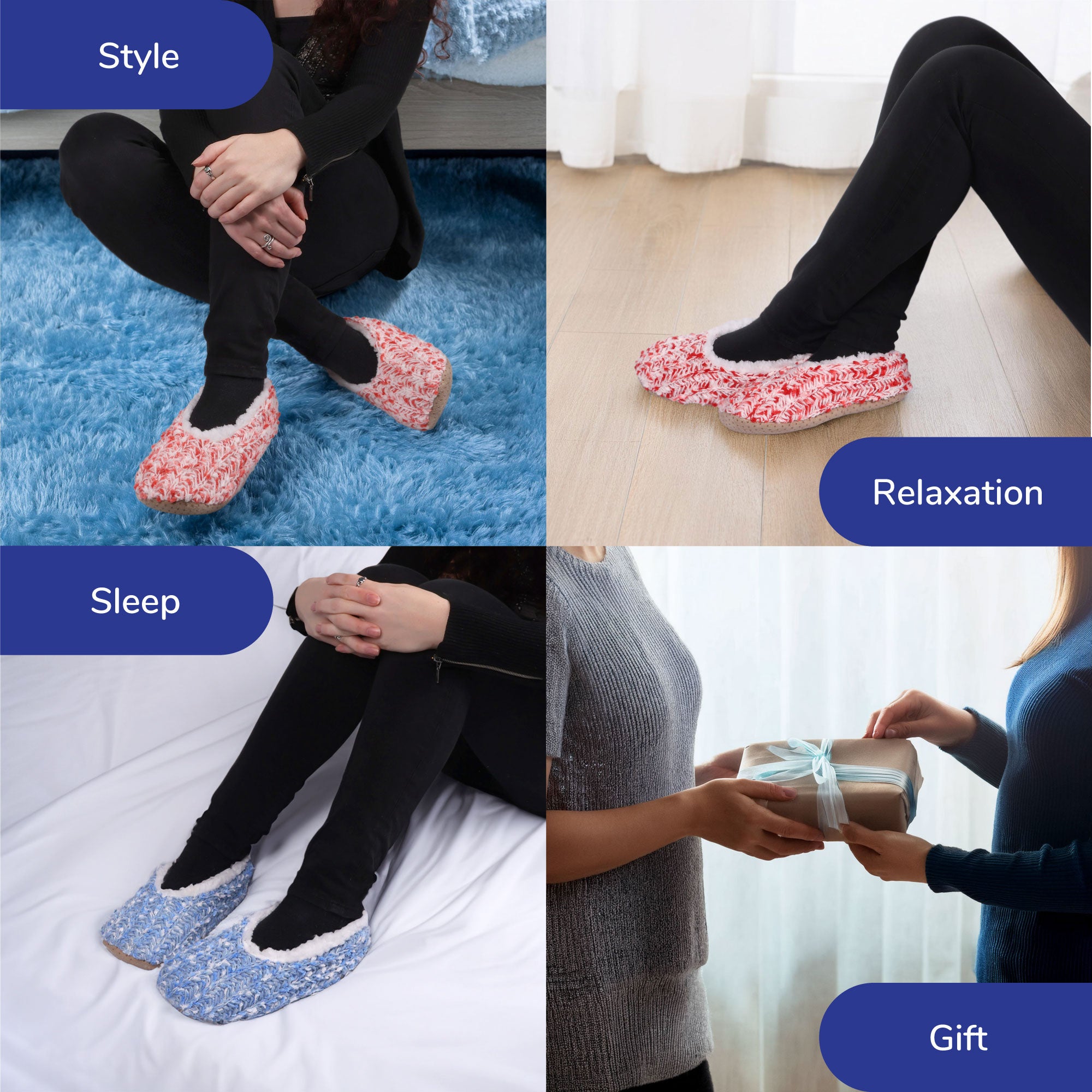 cozy womens slippers style relax sleep and gift
