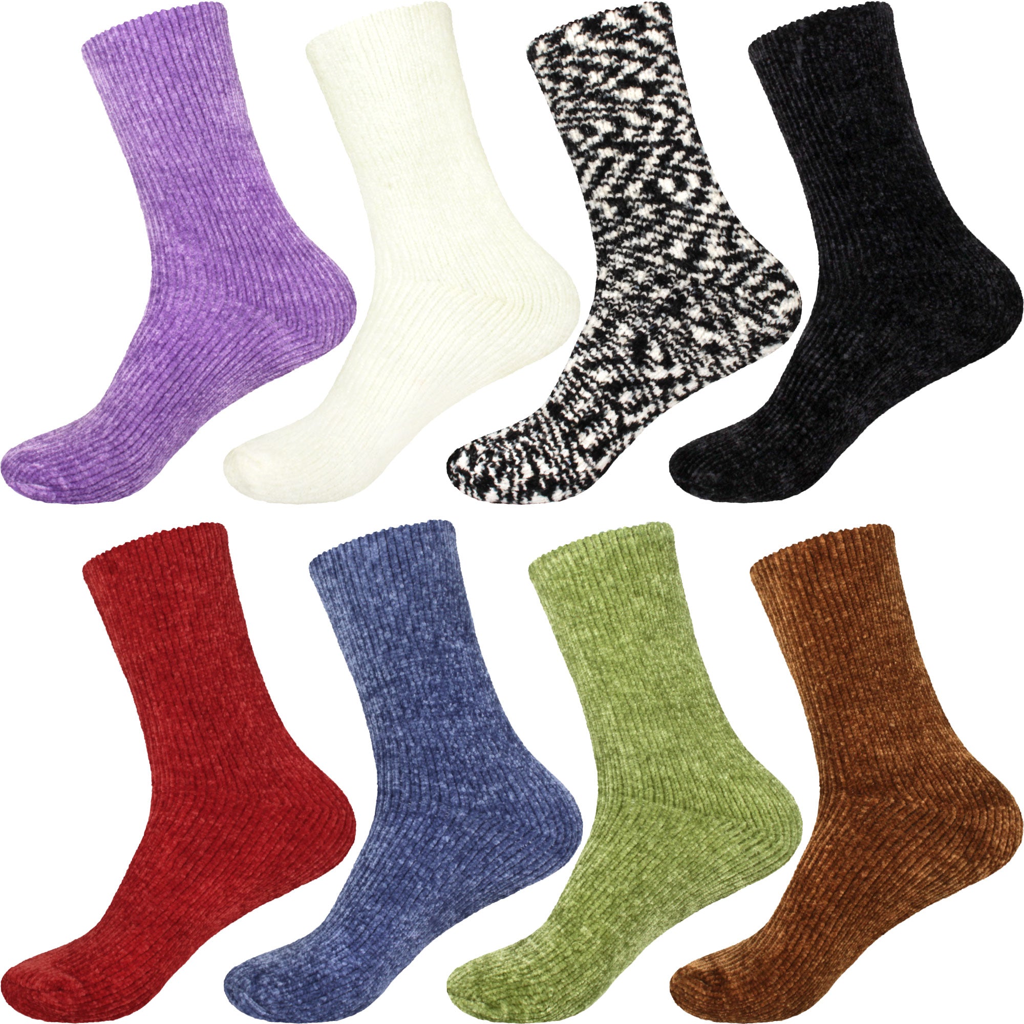Women's Vintage Chenille Knit Socks