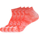 Men's Bamboo Tie Dye Ankle Socks: 4 Pairs