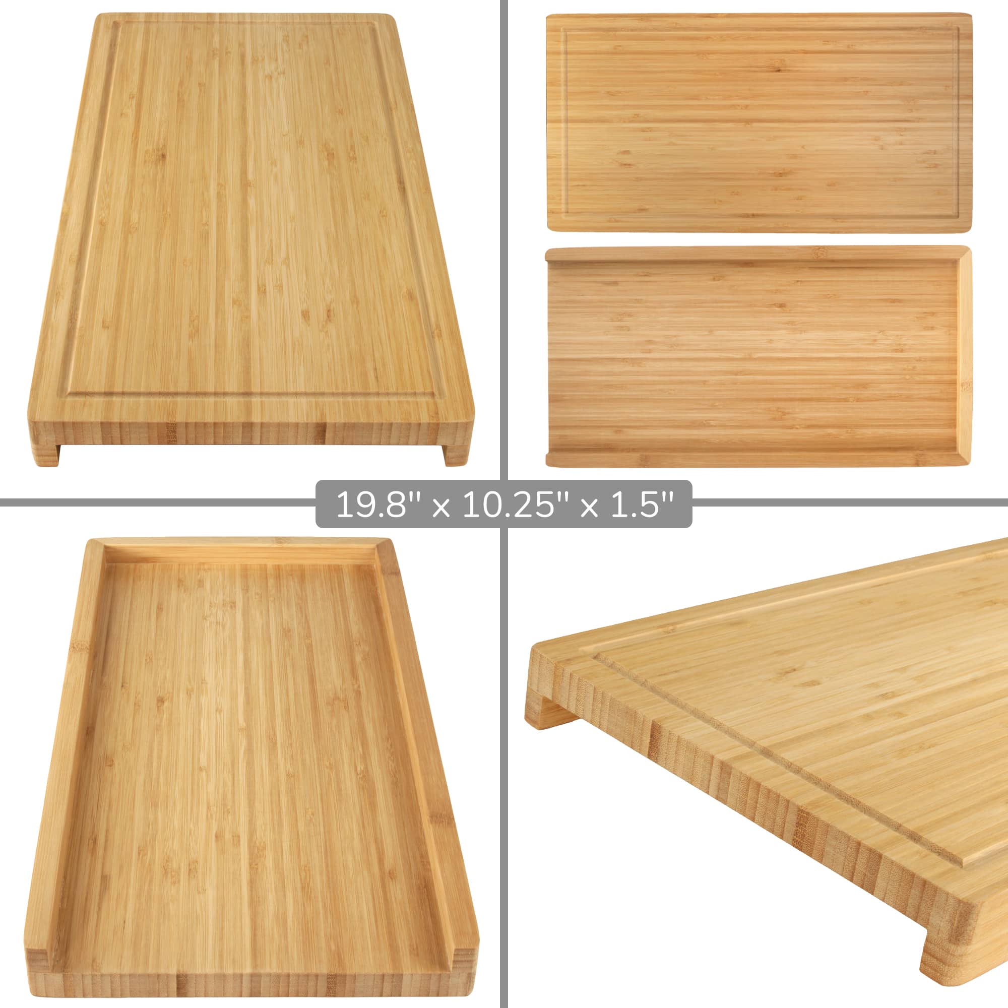 Stove Top Cover Range Burner Covers Bamboo Cutting Boards for Jenn Aire & Viking