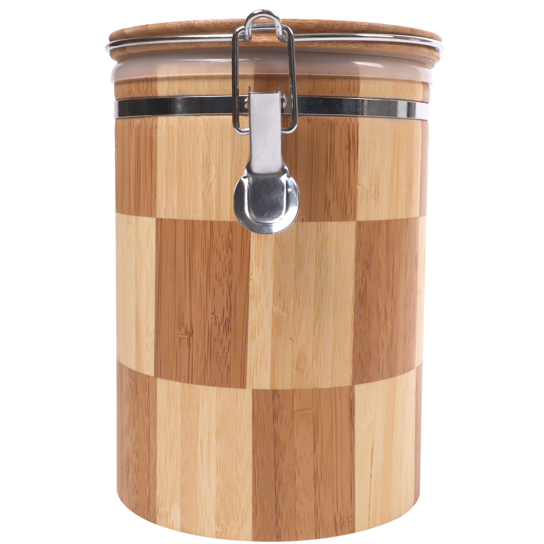 Hinged Cylindrical Large Bamboo Containers