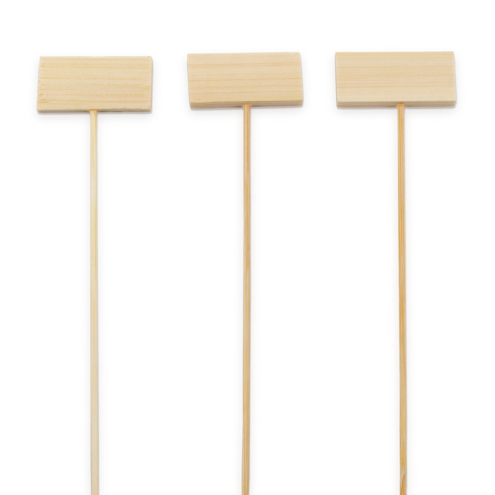 bamboo billboard food beverage drink marker picks skewers