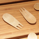 bamboo veneer food appetizer salad dessert sporks