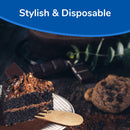 stylish and disposable spork with cake