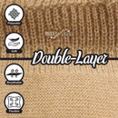 luxe charmed hat has dual layer fabric