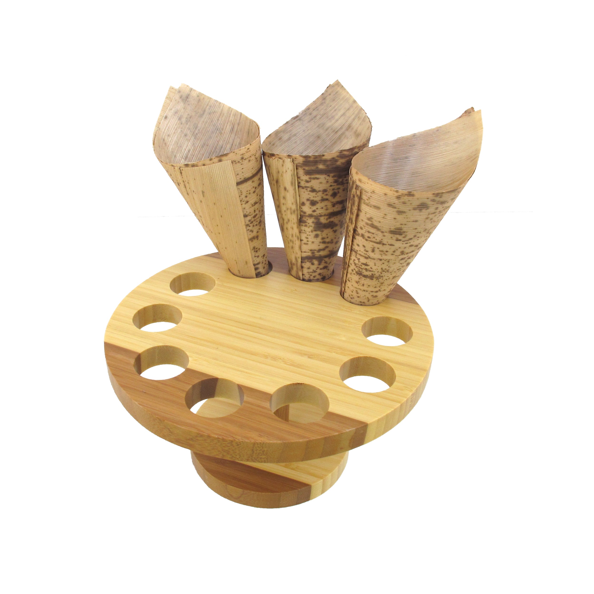 Bamboo Cone Stands