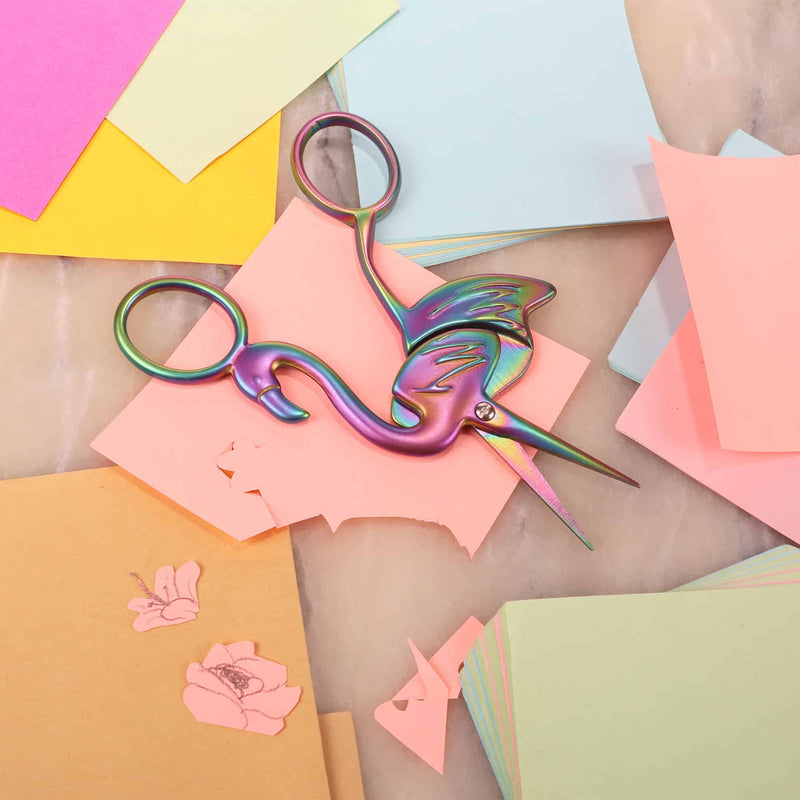 Rainbow colorful fun scissors