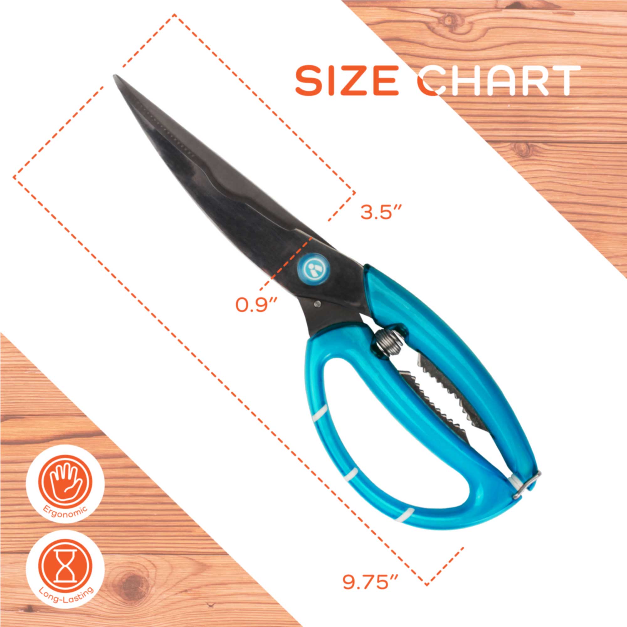 Master Butterfly Poultry 4-in-1 Kitchen Shears