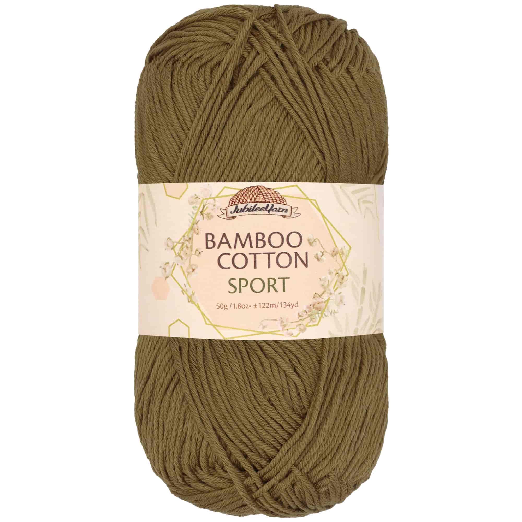 Bamboo Cotton Sport Yarn: Bulk Packs