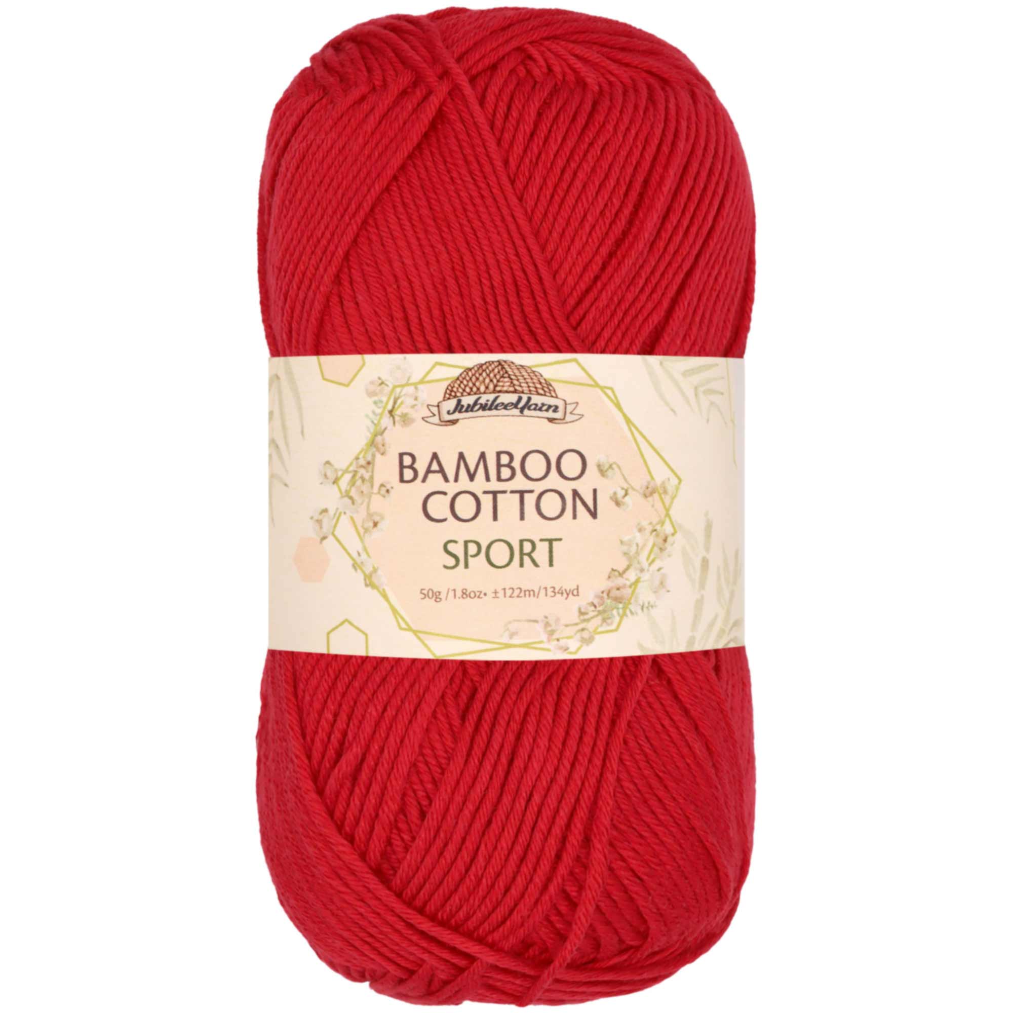 Bamboo Cotton Sport Yarn: Bulk Packs