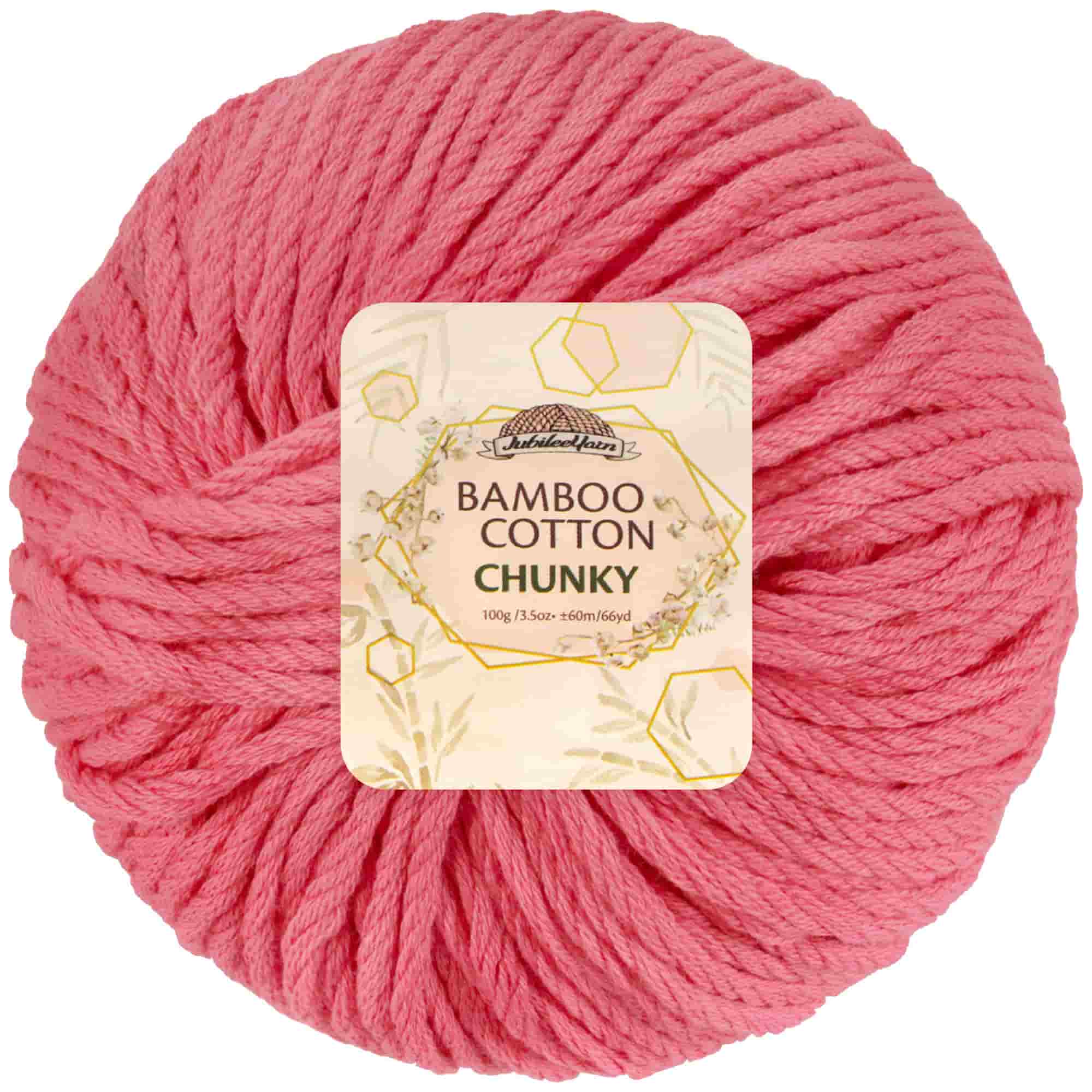 Bamboo Cotton Chunky Yarn: 4 Ball Packs