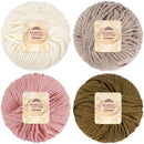 Bamboo Cotton Chunky Yarn: 4 Ball Packs