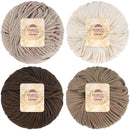 Bamboo Cotton Chunky Yarn: 4 Ball Packs