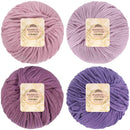 Bamboo Cotton Chunky Yarn: 4 Ball Packs