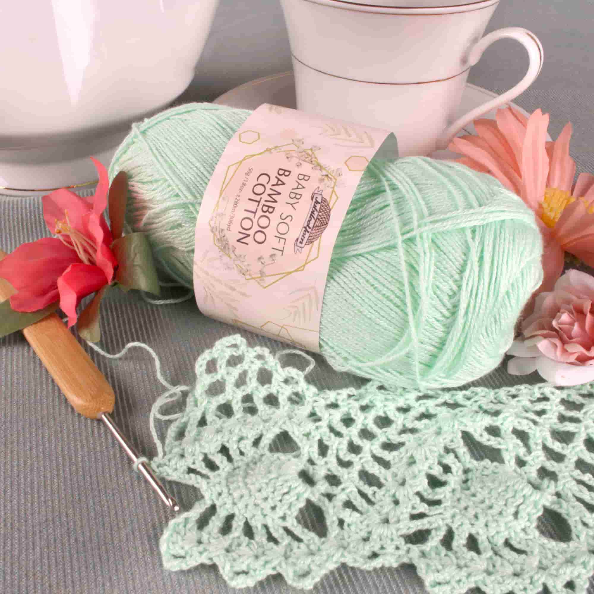Baby Soft Bamboo Cotton Yarn: 1 Skein Packs