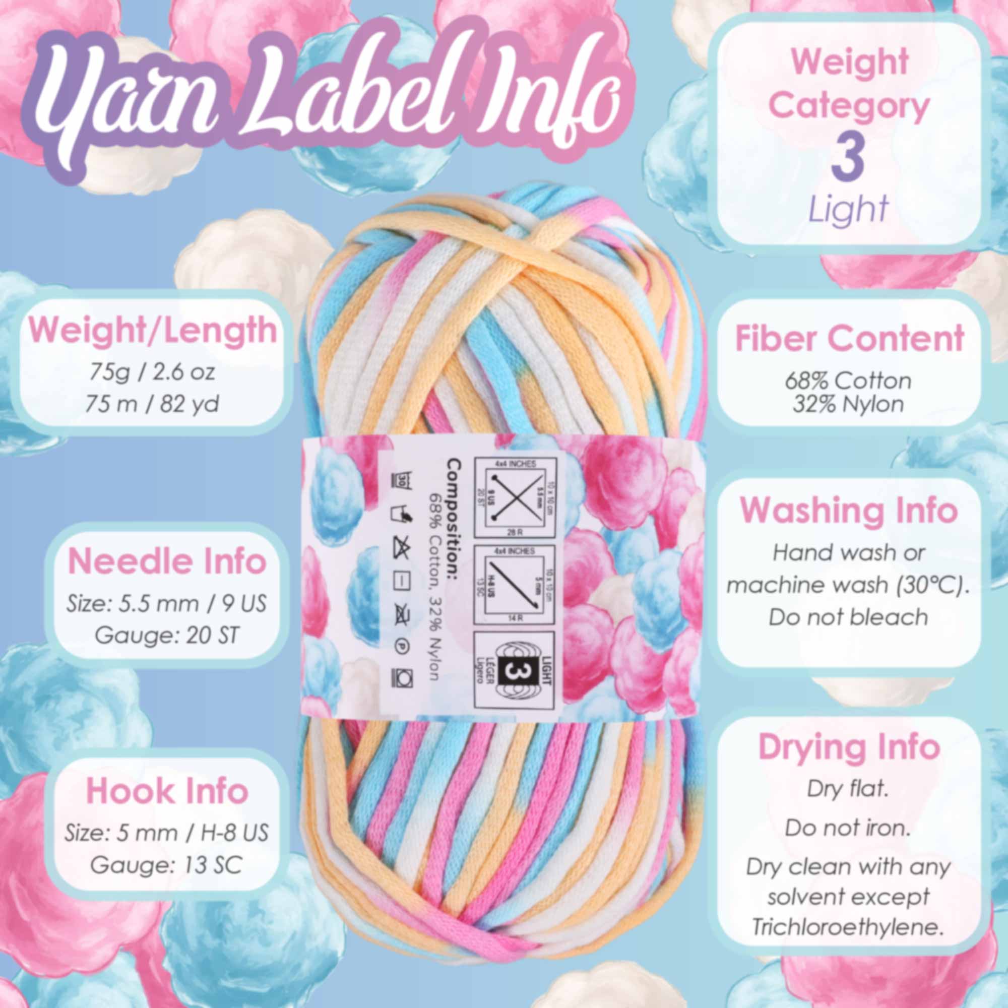 cotton blend yarn info