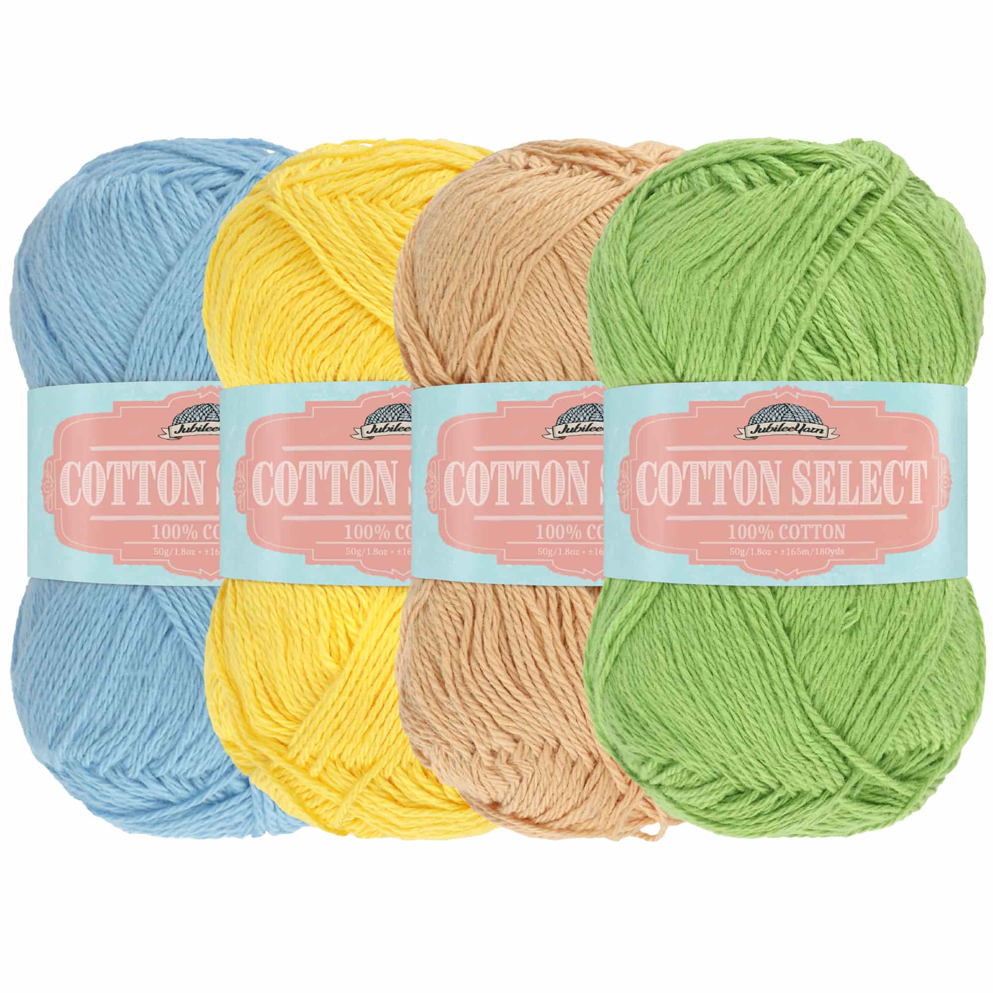 Cotton Select Yarn: 4 Skein Packs