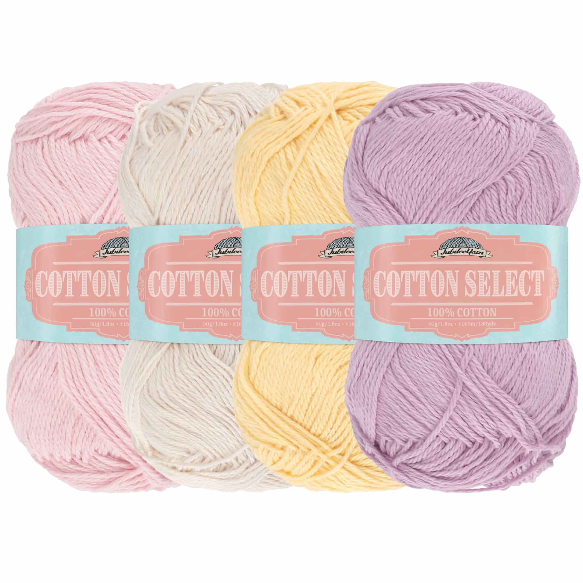 Cotton Select Yarn: 4 Skein Packs