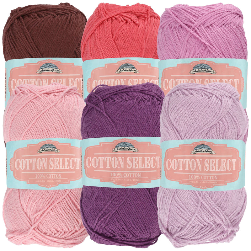 Cotton SelectYarn: 6 or 8 Skein Packs