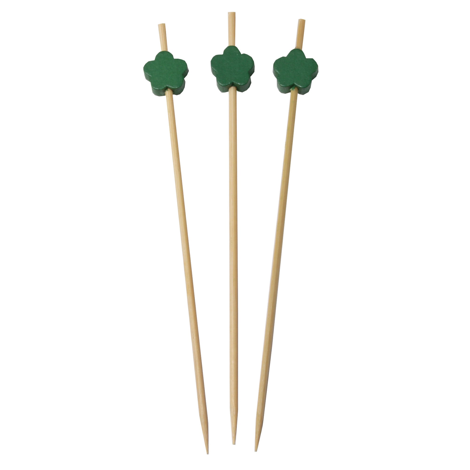 Flower Bamboo Food Picks