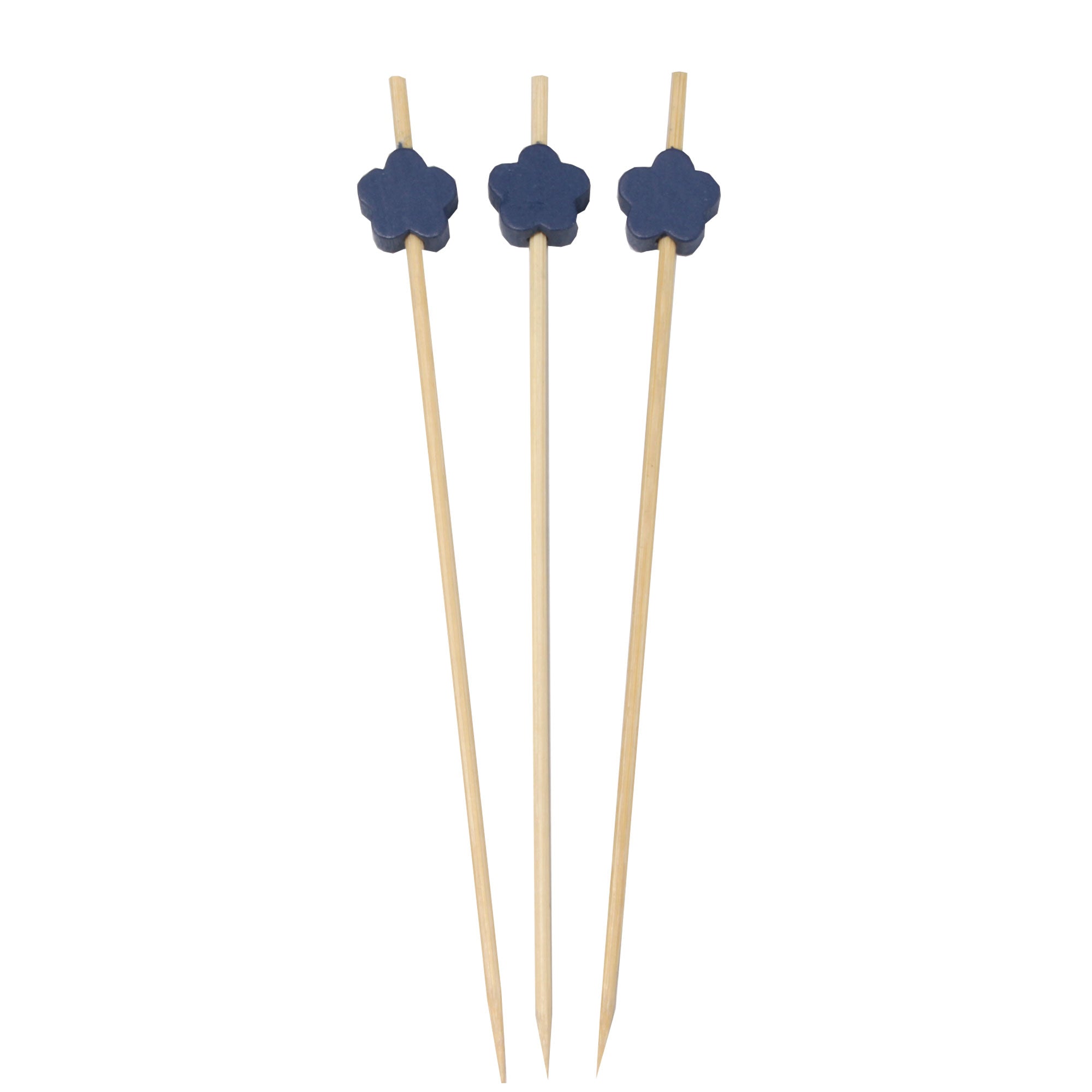 Flower Bamboo Food Picks