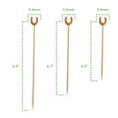 Lucky Golden Horseshoe Bamboo Food Picks