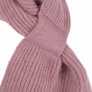 frosted bloom hooded scarf with fleece-lined hood keyhole