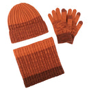 Unisex Winter Beanie, Infinity Scarf and Glove Set