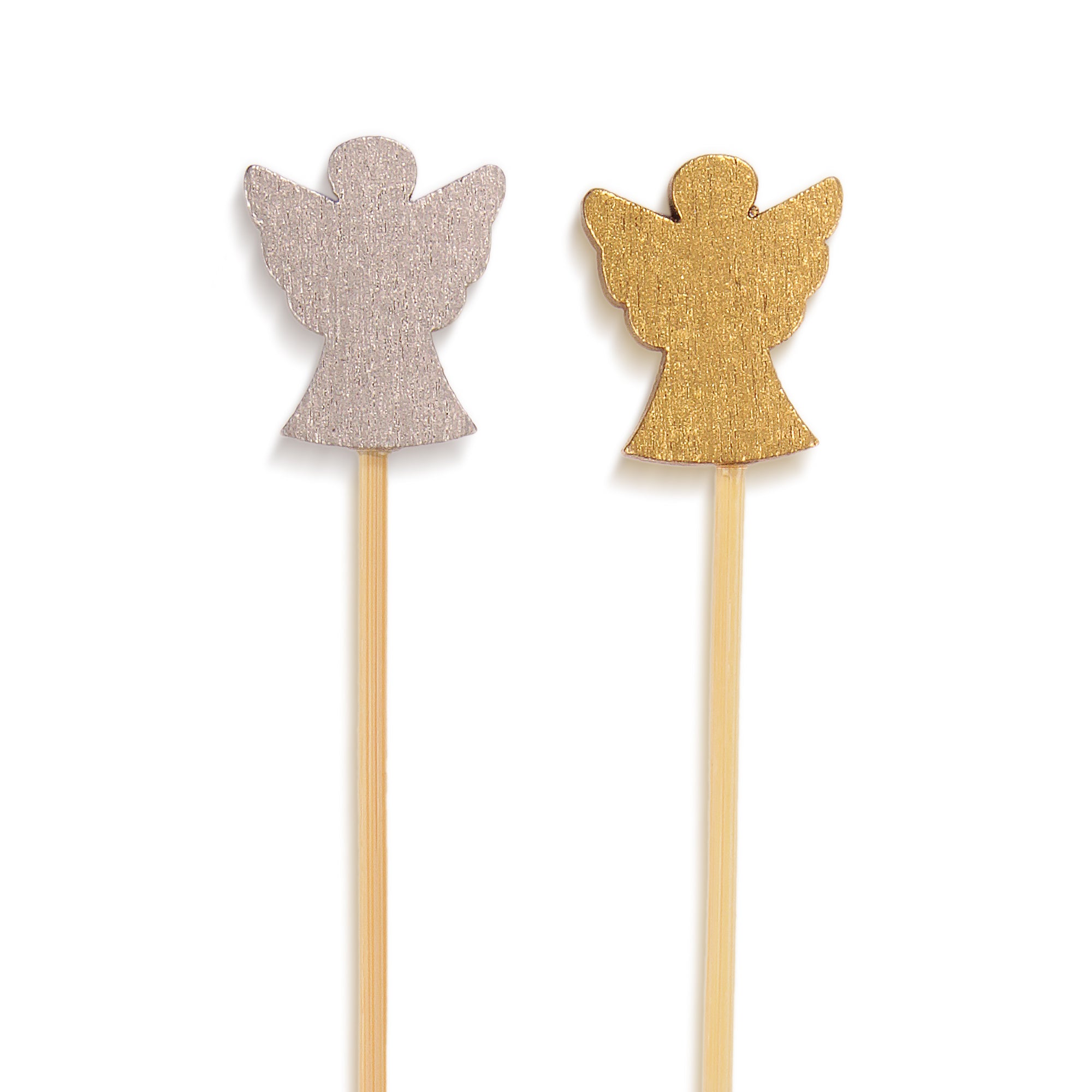 holiday angel picks gold silver white