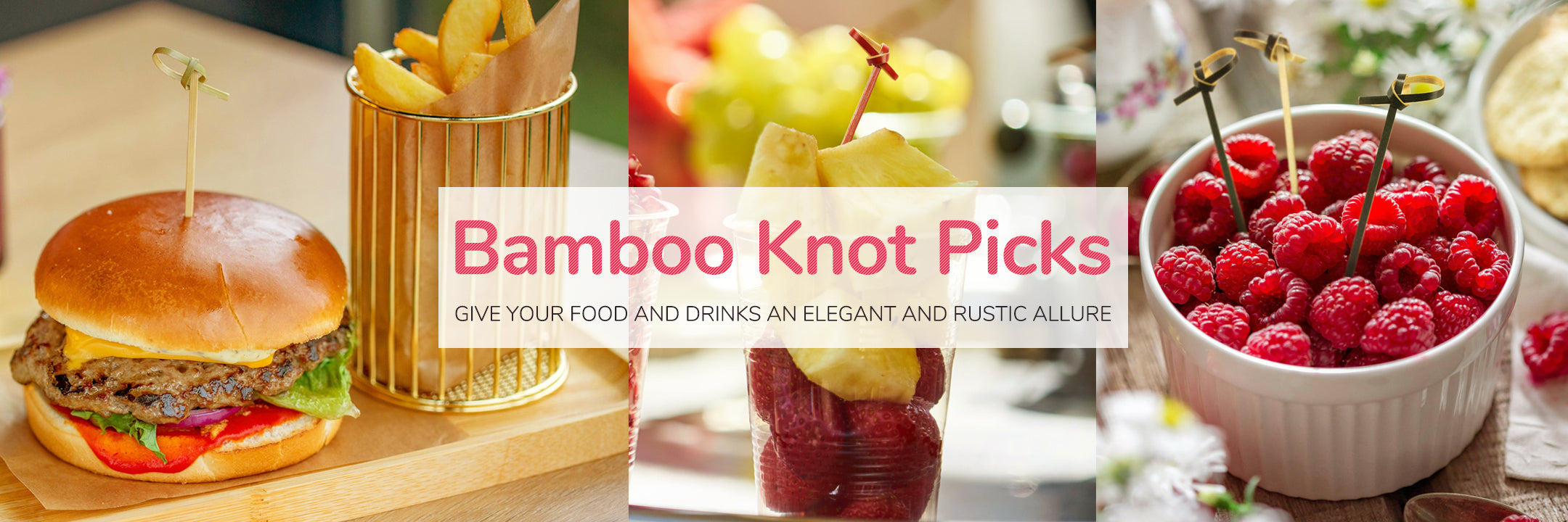 knot pick burger fruit promo