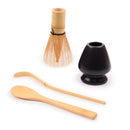 Matcha Green Tea Whisk Set - Whisk + Scoop + Tea Spoon + Whisk Holder